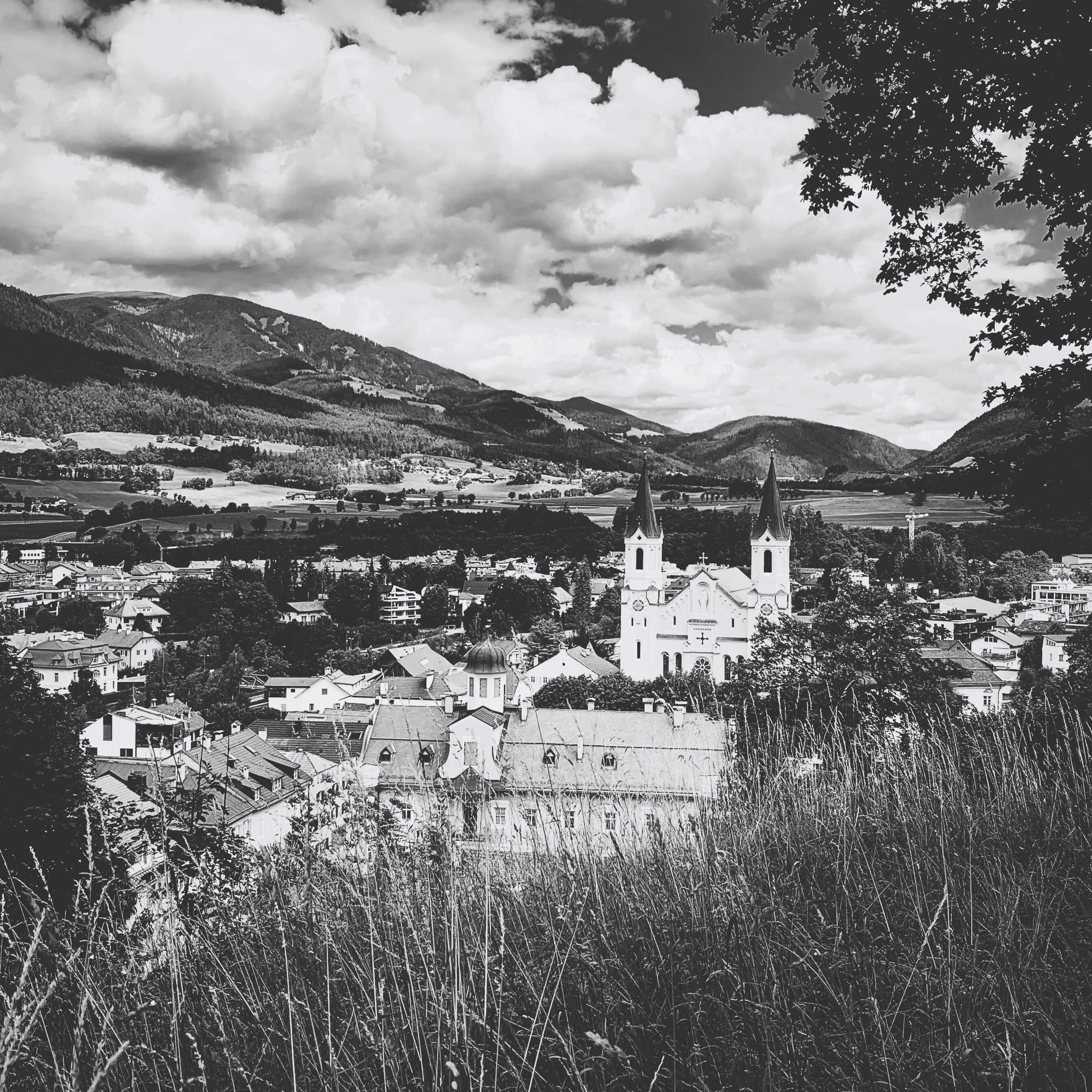 The village of Bruneck
