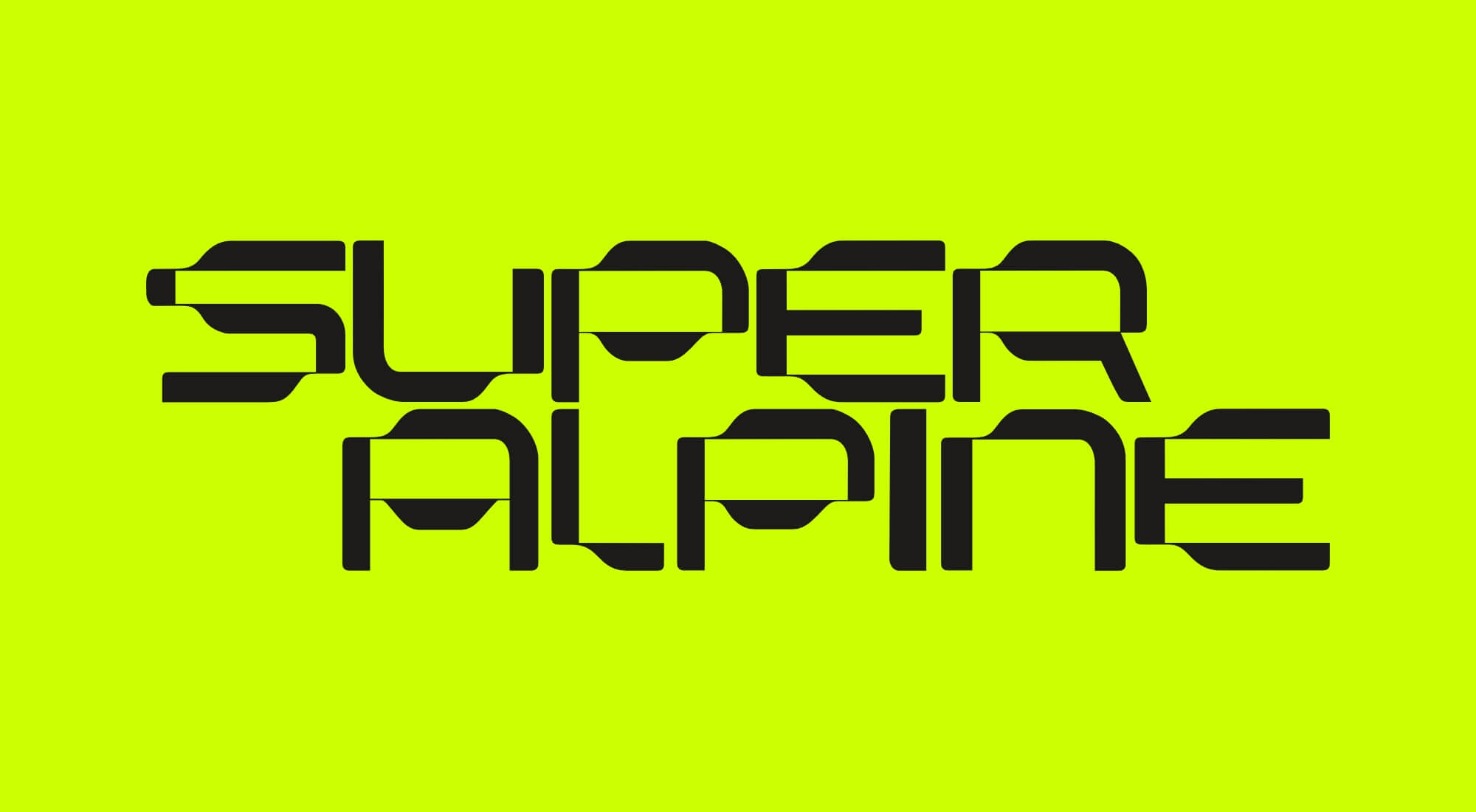 Super Alpine Regular Font